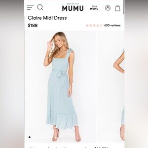 Show Me Your Mumu Claire Midi Dress